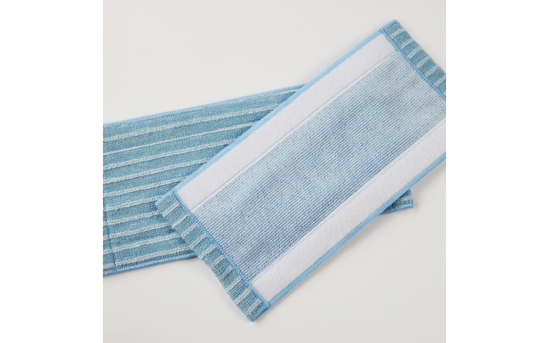 粘扣型平拖清潔布 超細纖維拖把替換布 強力清潔清潔抹布