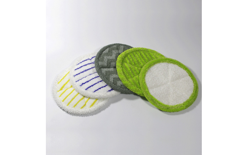 蒸汽拖把清洗布擦 超細纖維清潔拖把布 圓盤清潔布